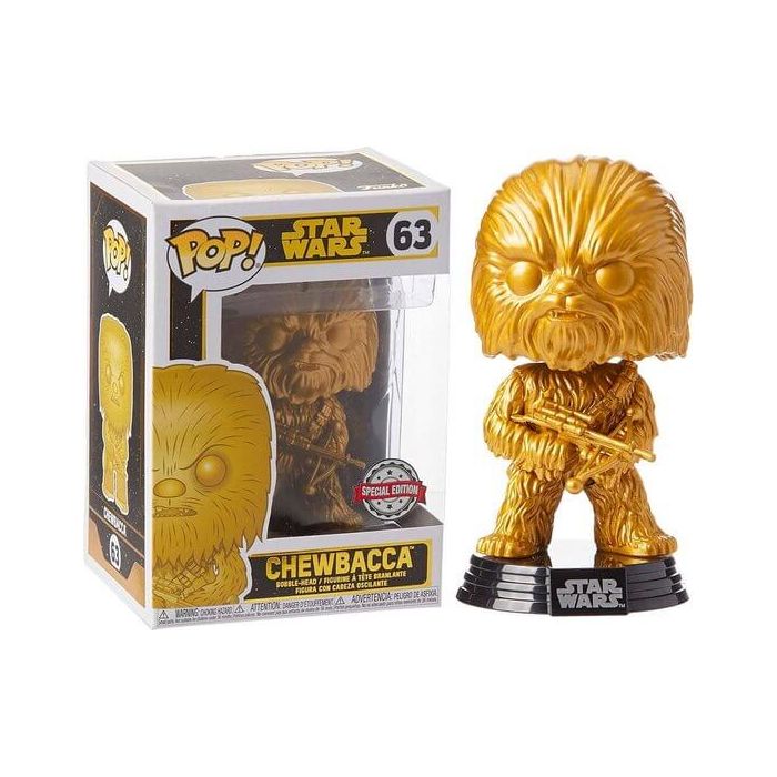 Chewbacca Gold Chrome - Funko Pop! - Star Wars