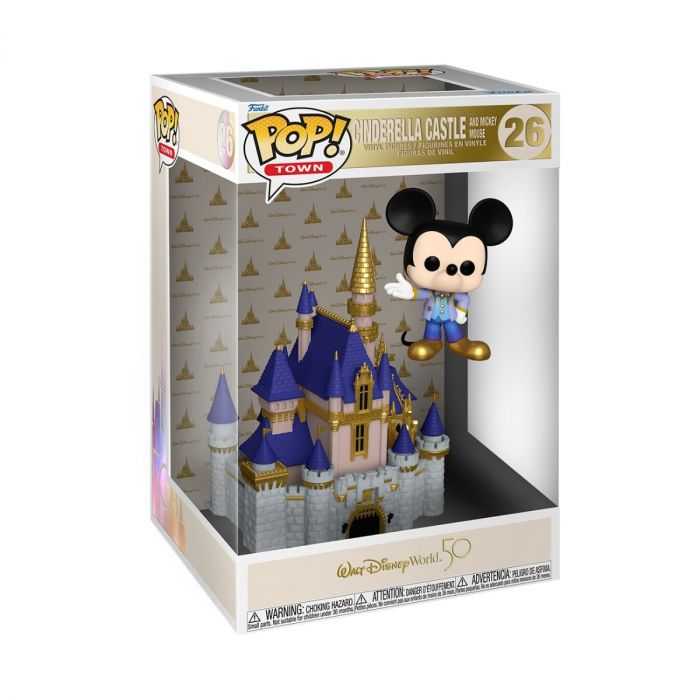 Cinderella Castle and Mickey Mouse - Funko Pop! Town - Walt Disney World