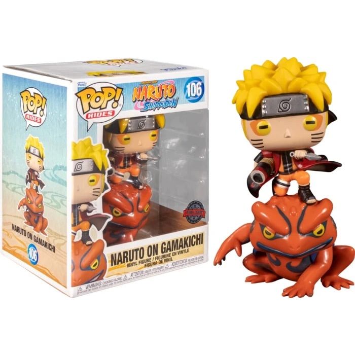 Naruto on Gamakichi - Funko Pop! Rides - Naruto Shippuden