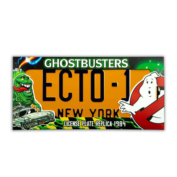 Ghostbusters - ECTO-1 License plate / kentekenplaat