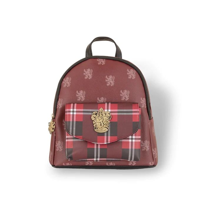 Gryffindor Mini Plaid Backpack - Harry Potter