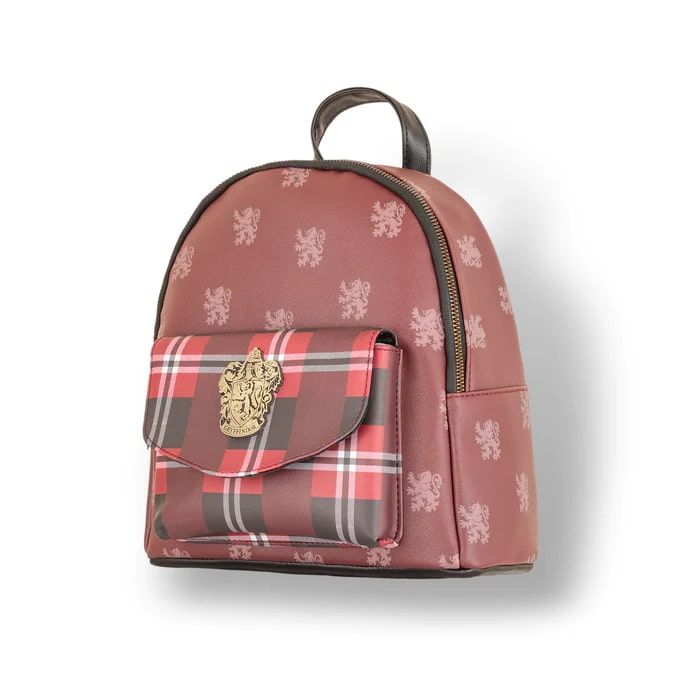Gryffindor Mini Plaid Backpack - Harry Potter