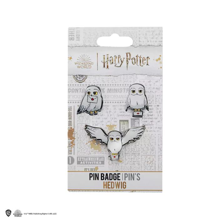 Hedwig pin / badge set - Harry Potter