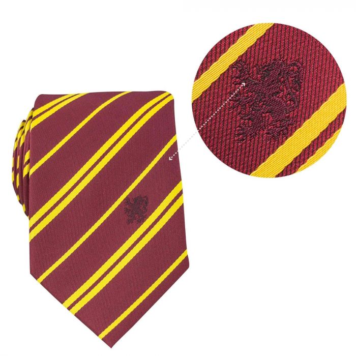 Harry Potter - Gryffindor Tie Deluxe Edition with Pin