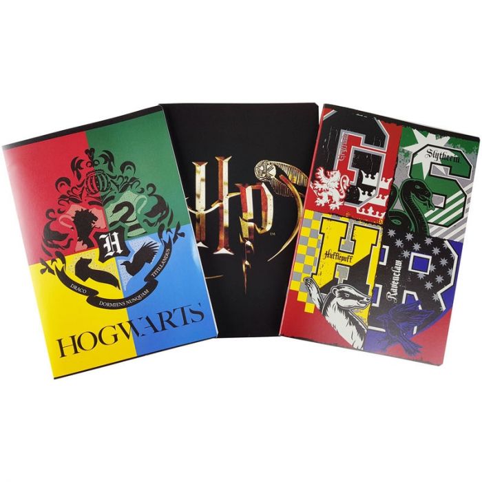 Harry Potter: Hogwarts Crest A4 Notebook Set