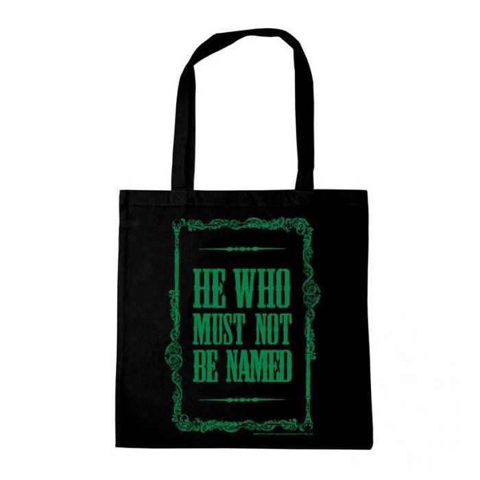 Harry Potter: Tote Bag / Stoffen Tas He Who Must Not Be Named