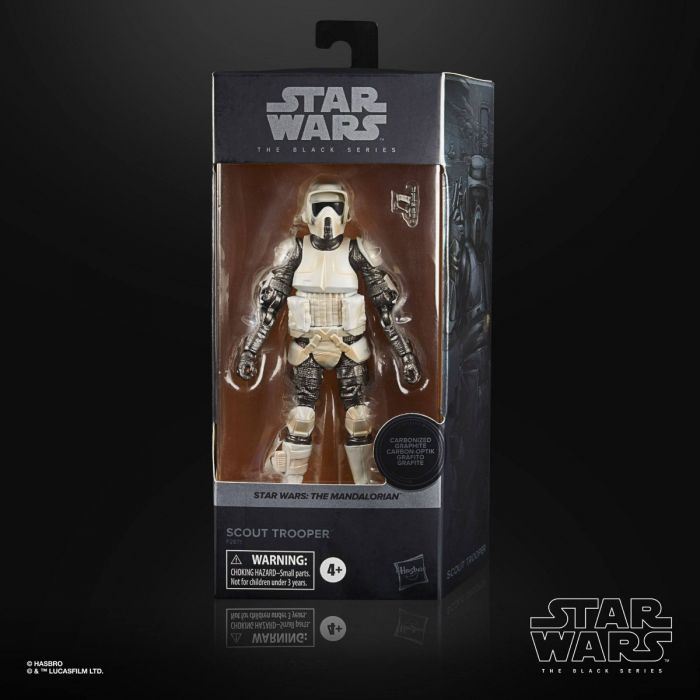 Star Wars: The Mandalorian - Scout Trooper Carbonized Action Figure