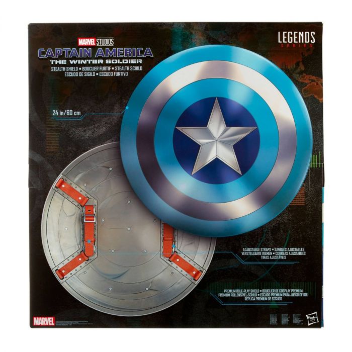 The Infinity Saga Captain America: The Winter Soldier Marvel Legends Series Stealth Shield 60 cm