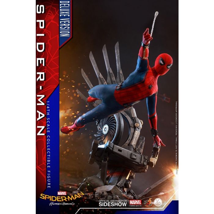 Hot Toys: Spider-Man: Homecoming - Spider-Man Deluxe 1:4 scale Figure