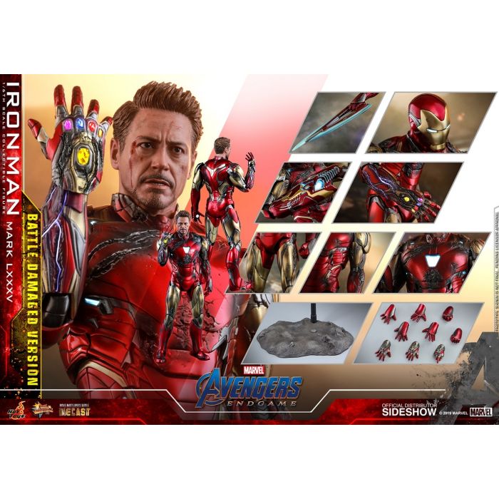 Hot Toys: Avengers Endgame - Iron Man Mark LXXXV Battle Damage 1:6 scale Figure 