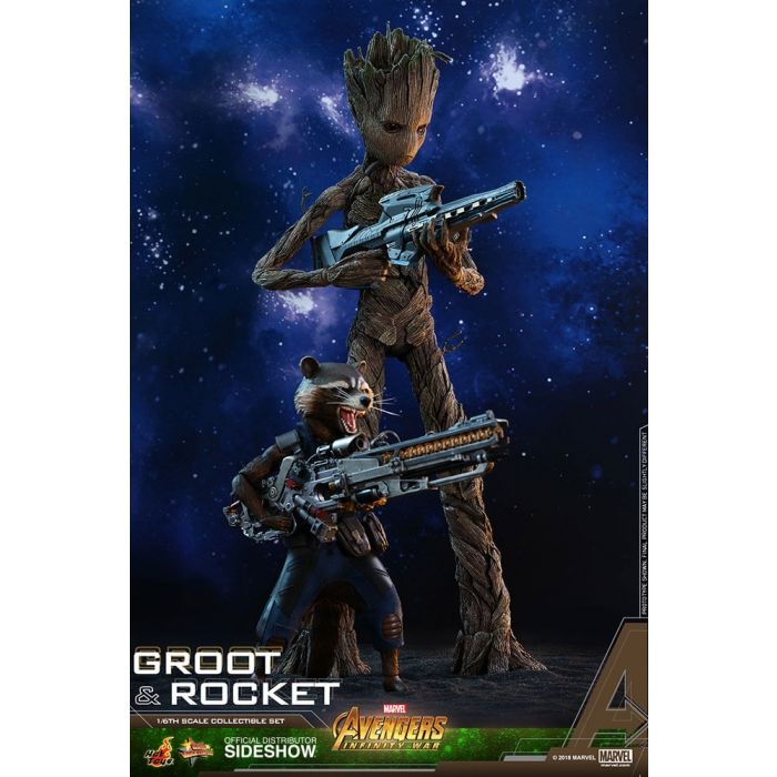 Hot Toys: Avengers Infinity War - Groot and Rocket 1:6 scale Figure 