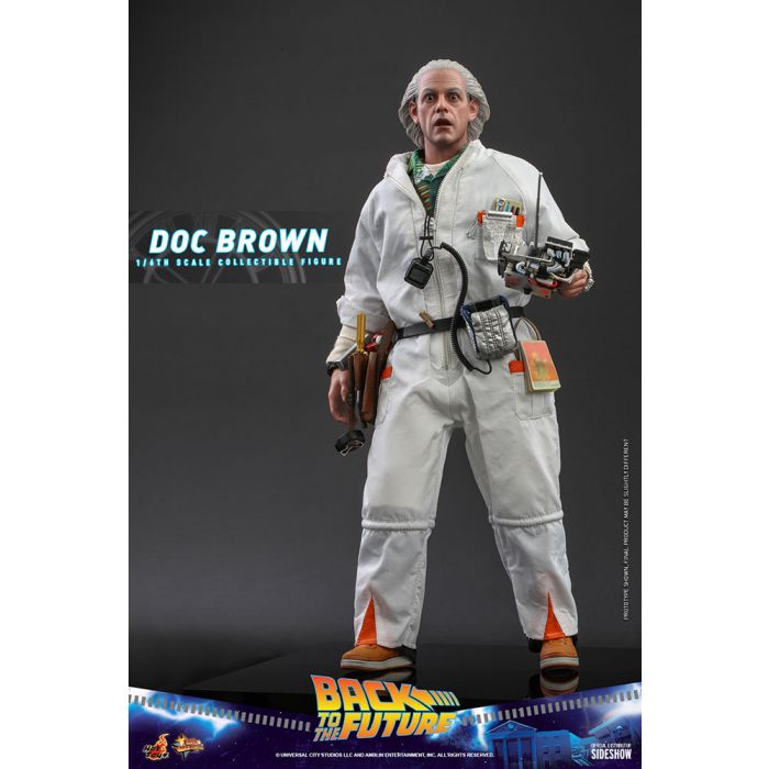 Doc Brown Deluxe 1:6 Scale Figure - Hot Toys - Back to the Future