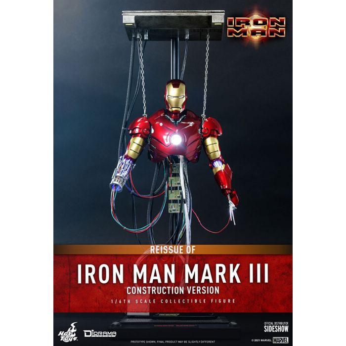 Iron Man Mark III Construction Version 1:6 Scale Figure - Hot Toys - Iron Man