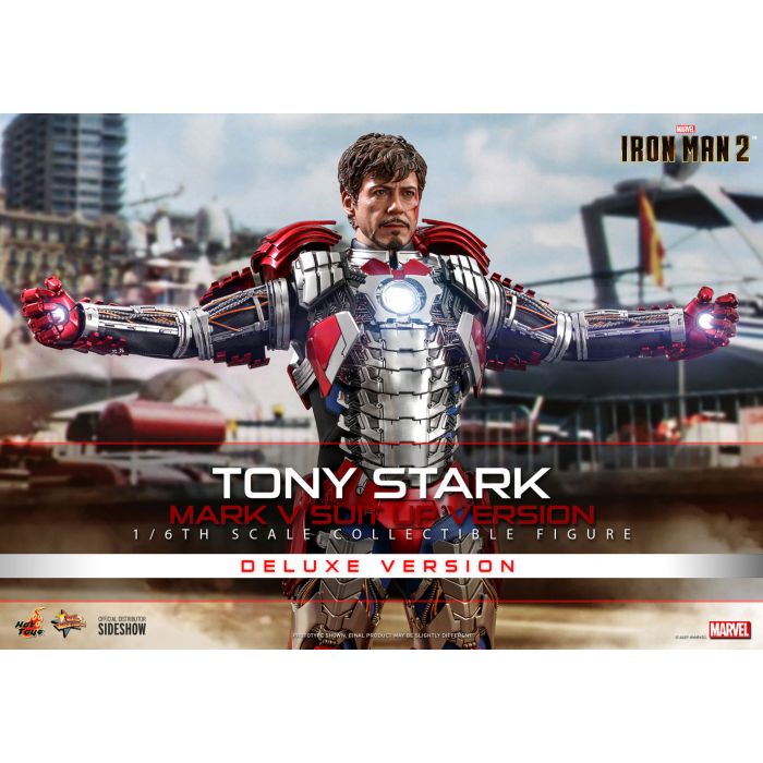 Tony Stark Mark V Suit Up Version (Deluxe) 1:6 Scale - Hot Toys - Iron Man 2