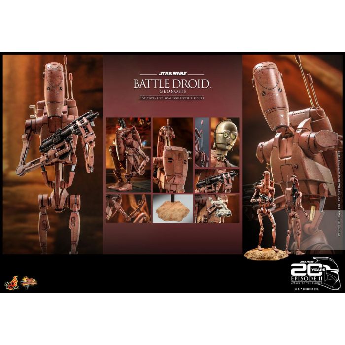 Battle Droid Geonosis 1:6 Scale Figure - Hot Toys - Star Wars: Attack of the Clones