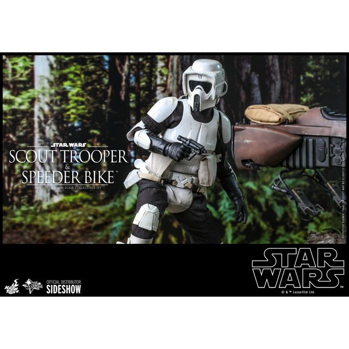 Scout Trooper and Speeder Bike 1:6 Scale Figure Set - Hot Toys - Star Wars: Return of the Jedi