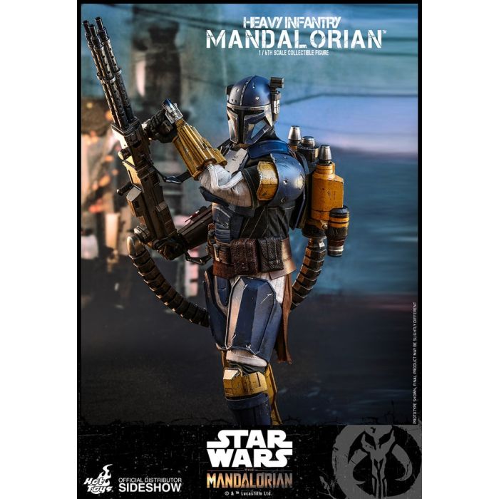 Hot Toys: The Mandalorian - Paz Vizsla / Heavy Infantry Mandalorian 1:6 scale Figure