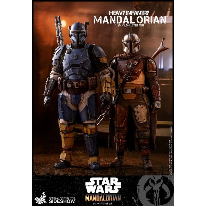 Hot Toys: The Mandalorian - Paz Vizsla / Heavy Infantry Mandalorian 1:6 scale Figure