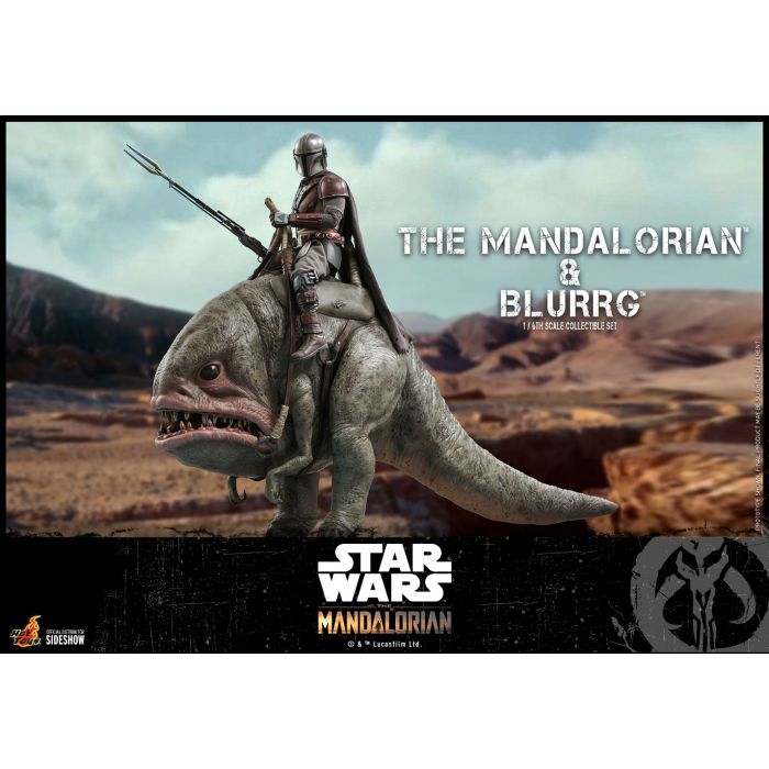 Mandalorian & Blurrg 1:6 Scale Figure - Hot Toys - The Mandalorian