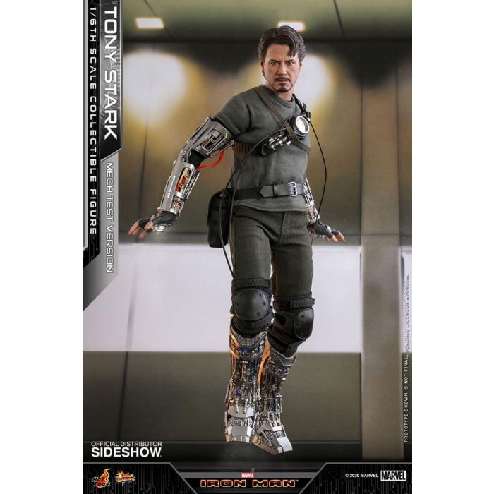 Tony Stark Mech Test Version 1:6 scale Deluxe Figure - Iron Man - Hot Toys