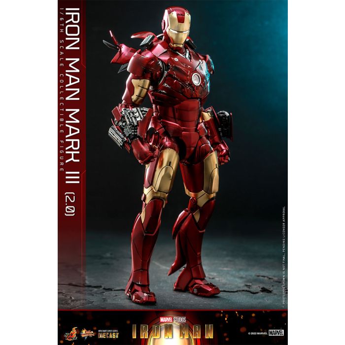 Iron Man Mark 3 (Version 2.0) 1:6 Scale Figure - Hot Toys - Iron Man