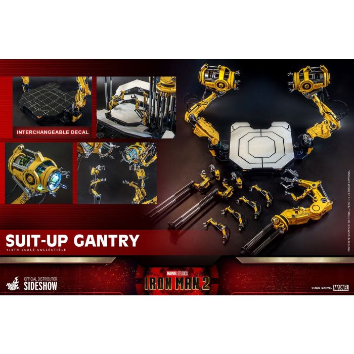 Iron Man Suit-Up Gantry Accessory Set - Hot Toys - Iron Man 2