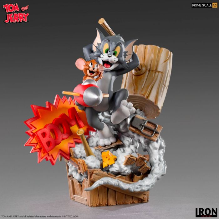 Tom & Jerry Prime Scale Statue - Iron Studios - Tom and Jerry