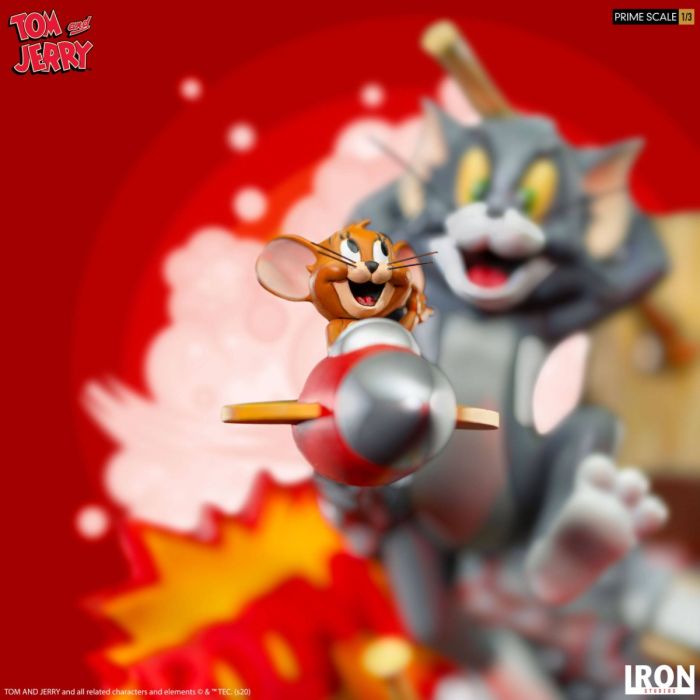 Tom & Jerry Prime Scale Statue - Iron Studios - Tom and Jerry
