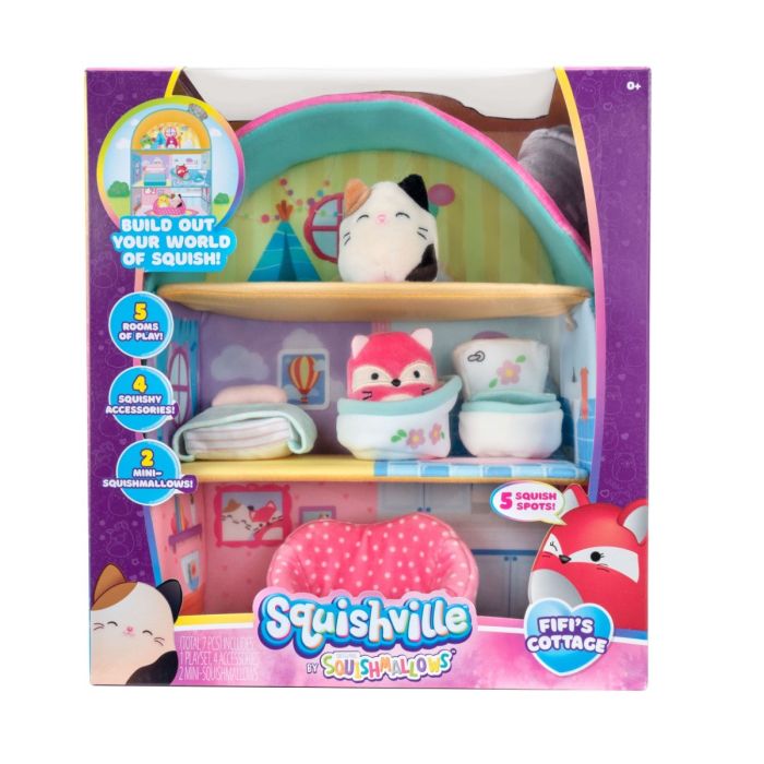 Fifi's Cottage - Squishmallows - Knuffel set 5 cm