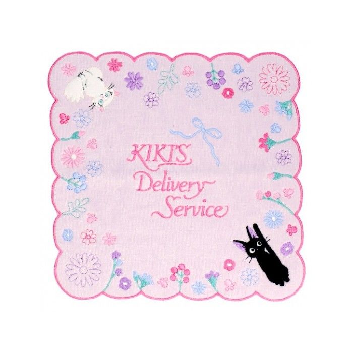 Kiki's Delivery Service - Pink Jiji and Lily Mini Towel - Marushin