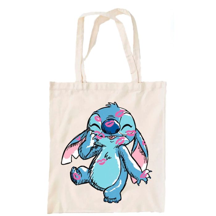 Lilo and Stitch - Stitch with Kisses Tote Bag / Stoffen Tas