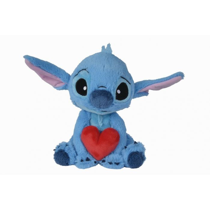 Stitch Holding Heart 25cm - Disney Plush - Lilo and Stitch