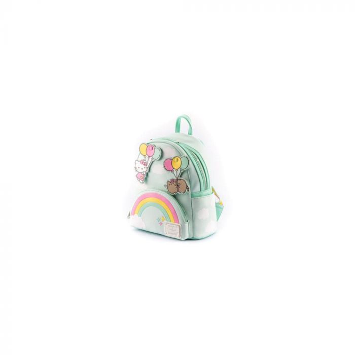 Balloons and Rainbow Backpack - Loungefly - Pusheen x Hello Kitty