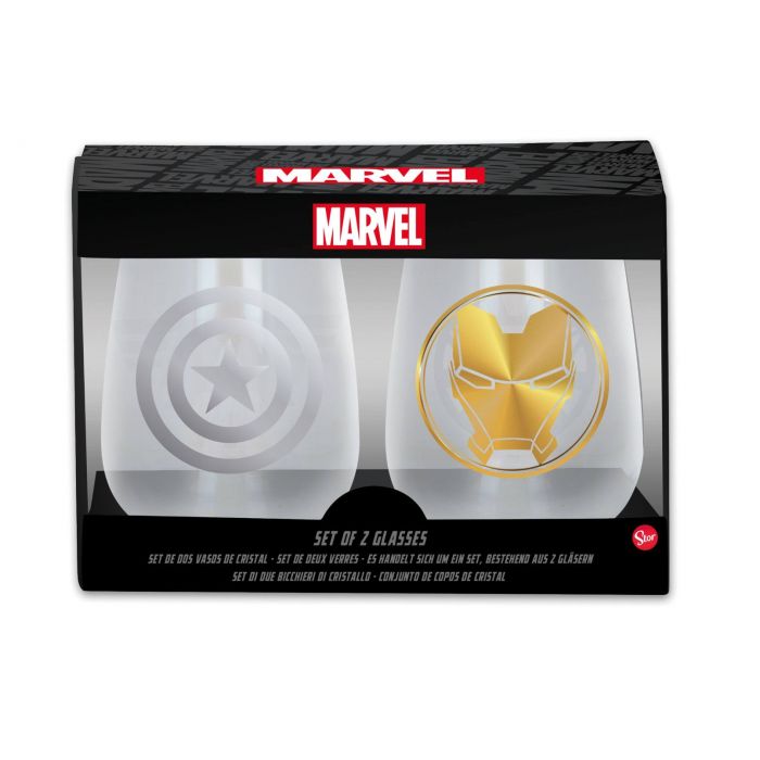 Marvel - Avengers Crystal Glasses 2-pack