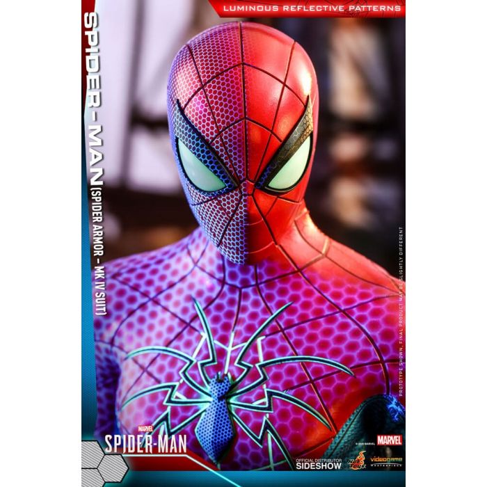 Spider Armor MK IV Suit 1:6 scale Figure - Spider-Man Game - Hot Toys