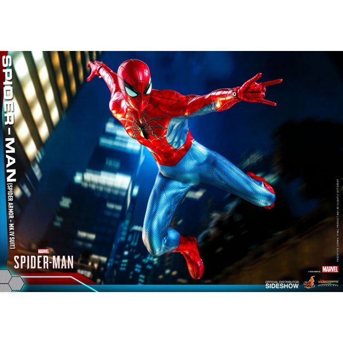 Spider Armor MK IV Suit 1:6 scale Figure - Spider-Man Game - Hot Toys