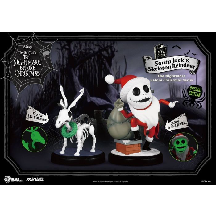 Santa Jack & Skeleton Reindeer 2-Pack - Mini Egg Attack - The Nightmare Before Christmas