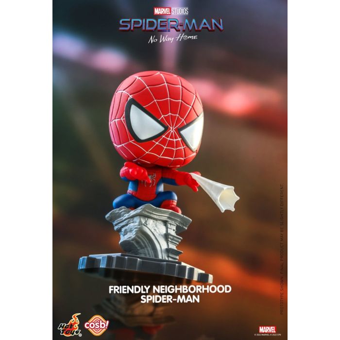 Friendly Neighborhood Spider-Man Cosbi Mini Figure - Hot Toys - Spider-Man: No Way Home