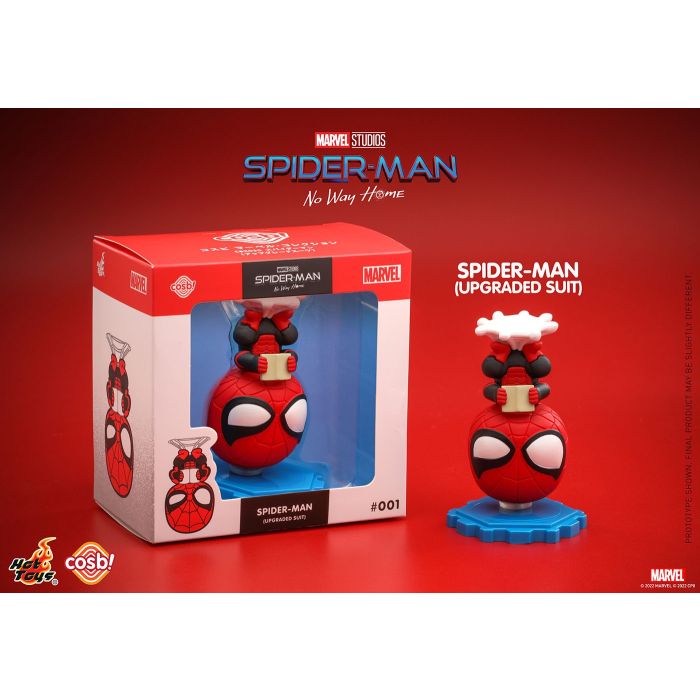 Spider-Man (Upgraded Suit) Cosbi Mini Figure - Hot Toys - Spider-Man: No Way Home