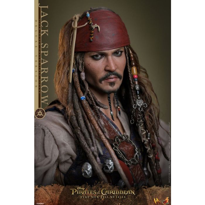 Jack Sparrow Deluxe 1:6 Scale Figure - Hot Toys - Pirates of the Caribbean: Dead Men Tell No Tales