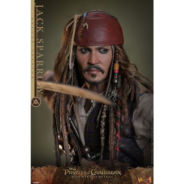 Jack Sparrow Deluxe 1:6 Scale Figure - Hot Toys - Pirates of the Caribbean: Dead Men Tell No Tales