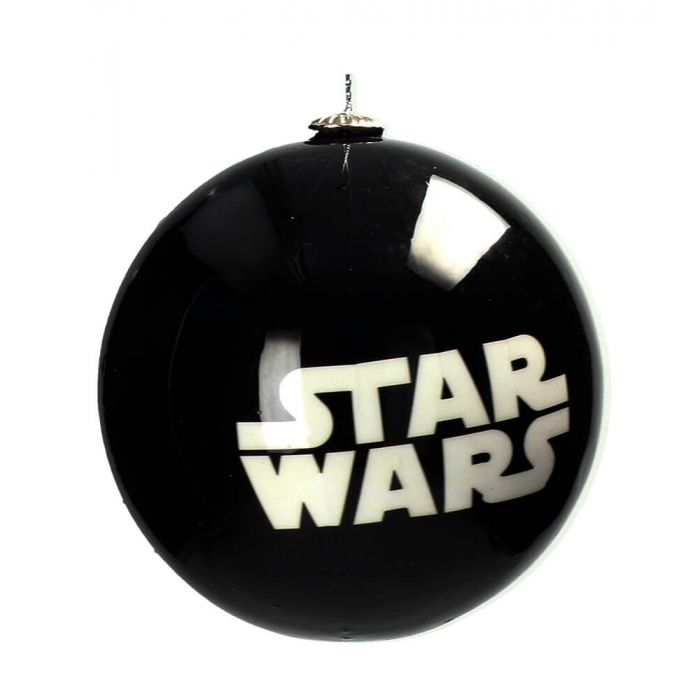 Star Wars: White Logo Christmas Ball