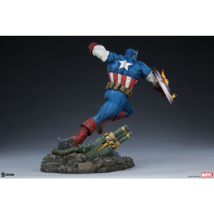 Classic Captain America Premium Format Statue - Sideshow Toys - Captain America