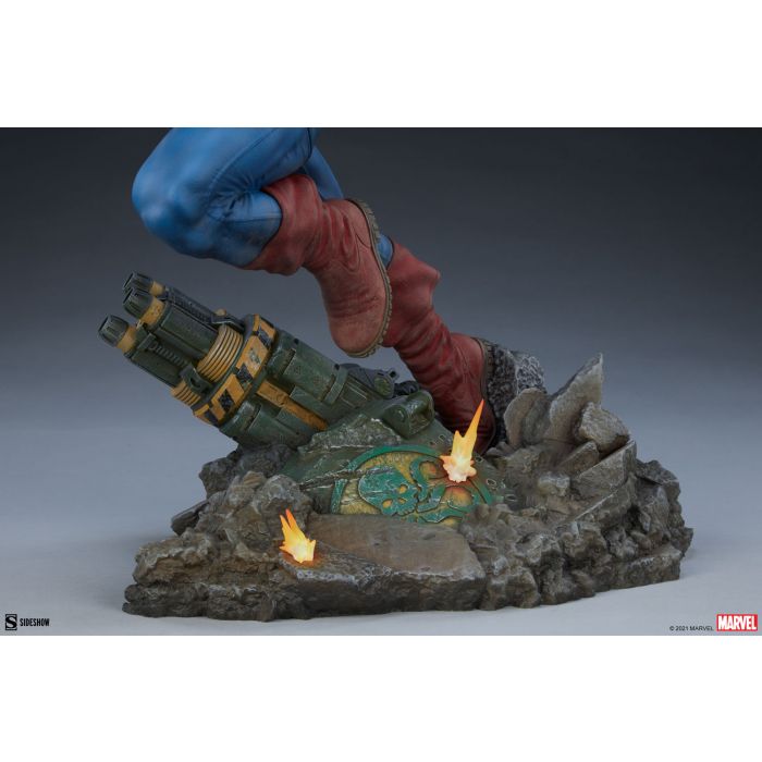 Classic Captain America Premium Format Statue - Sideshow Toys - Captain America