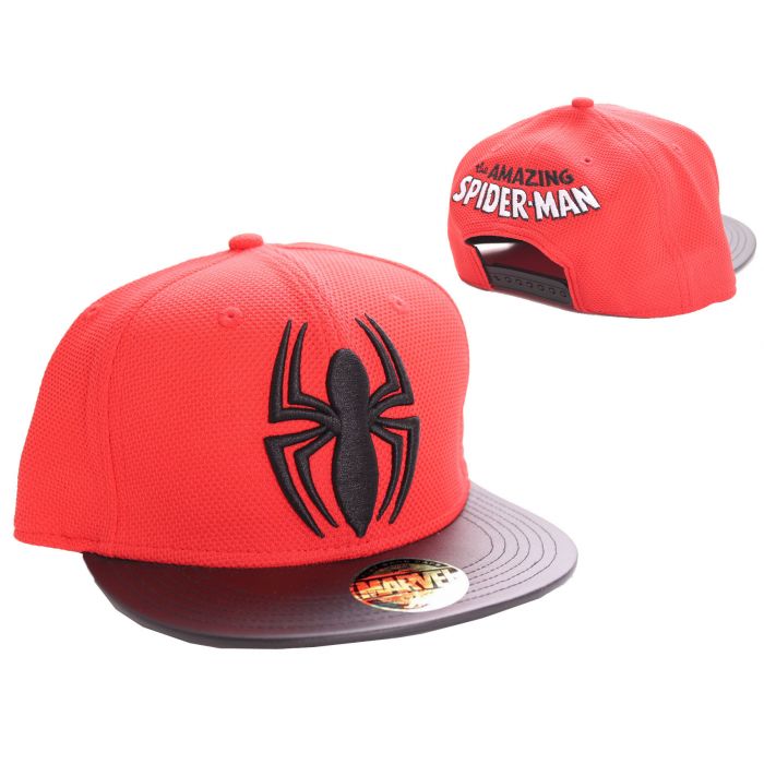 Marvel Comics: Spider-Man - Black Logo cap