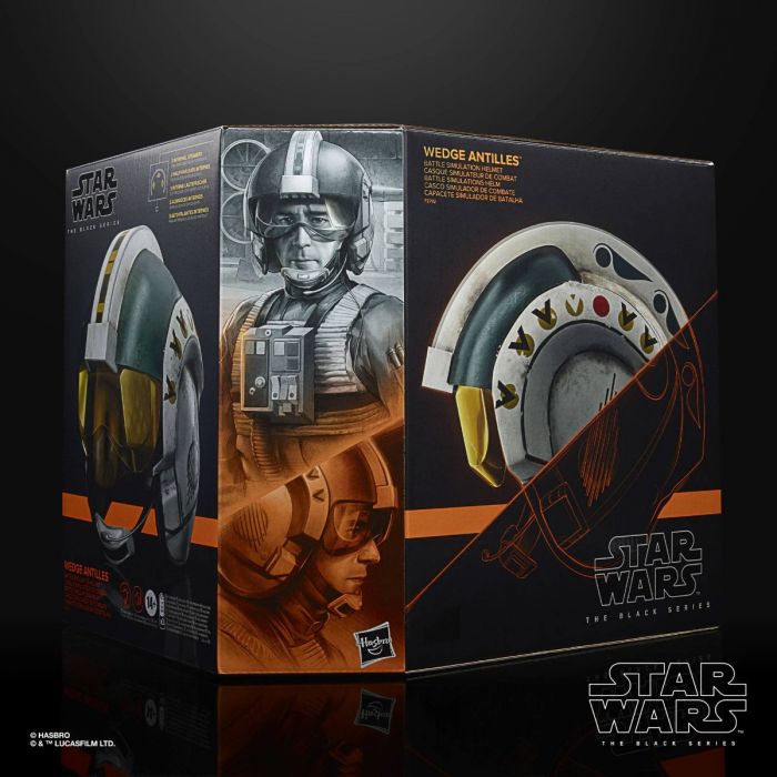 Star Wars: Wedge Antilles Battle Simulation Black Series Helmet [BOX DAMAGE]
