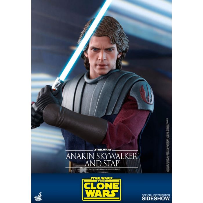 Anakin Skywalker and STAP 1:6 scale Figure - Star Wars: The Clone Wars - Hot Toys