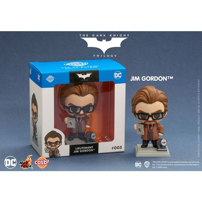 Lieutenant Jim Gordon Cosbi Mini Figure - Hot Toys - The Dark Knight Trilogy