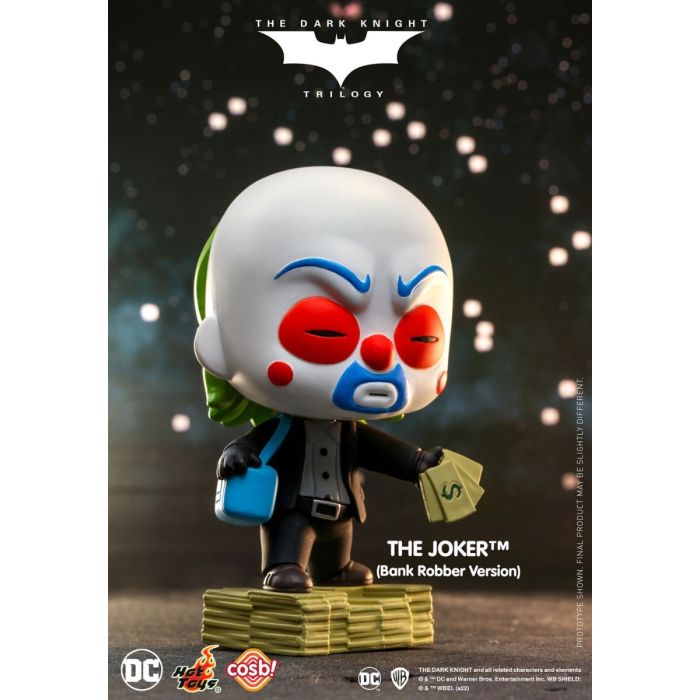 The Joker (Bank Robber) Cosbi Mini Figure - Hot Toys - The Dark Knight Trilogy
