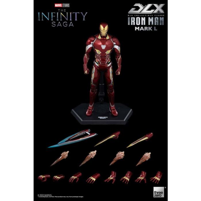 Iron Man Mark 50 DLX figure - Threezero - The Infinity Saga
